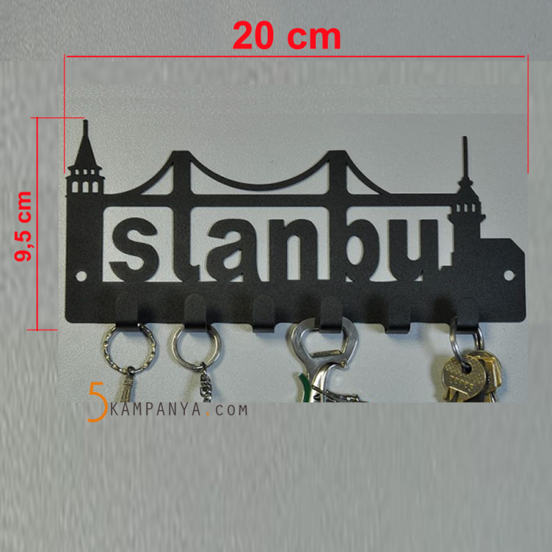 İstanbul Duvar Anahtarlığı