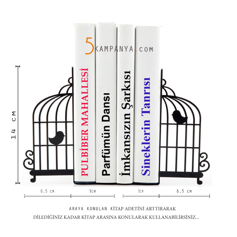 Dekoratif Kitap Tutucu
