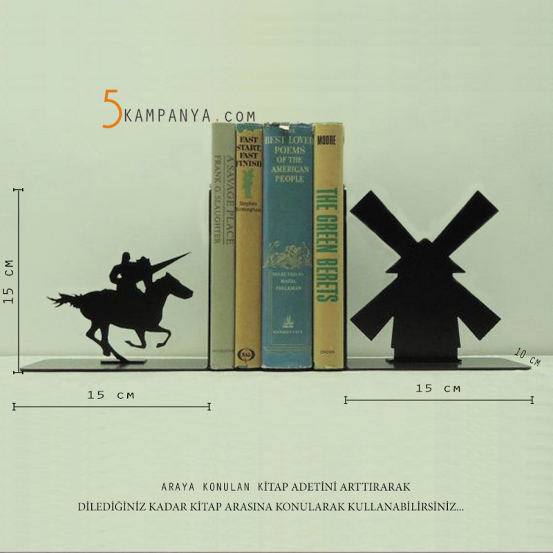 Dekoratif Kitap Tutucu Modelleri