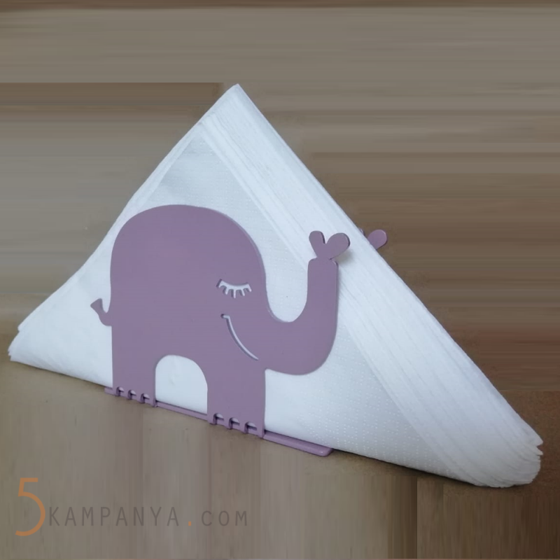 Fil Metal Peçetelik, Hediyelik Dekoratif