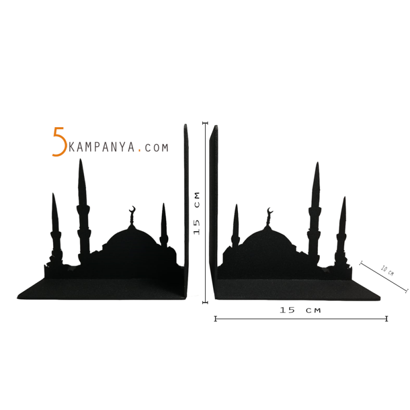 Cami Temalı Kitap Desteği Hediyelik, Kitap Tutucu 