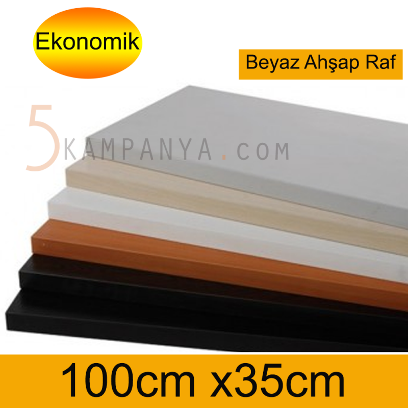 Giyinme Odası Ahşap Rafı 100cm x 35cm