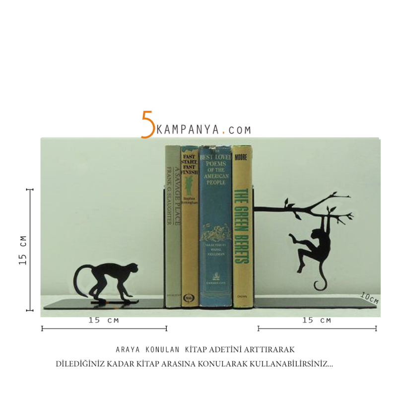 Maymun Kitap Tutucu Modelleri