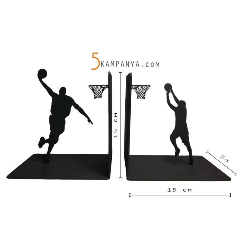 Basketbol Tutkunlarına Dekoratif Kitap Desteği Tutucu