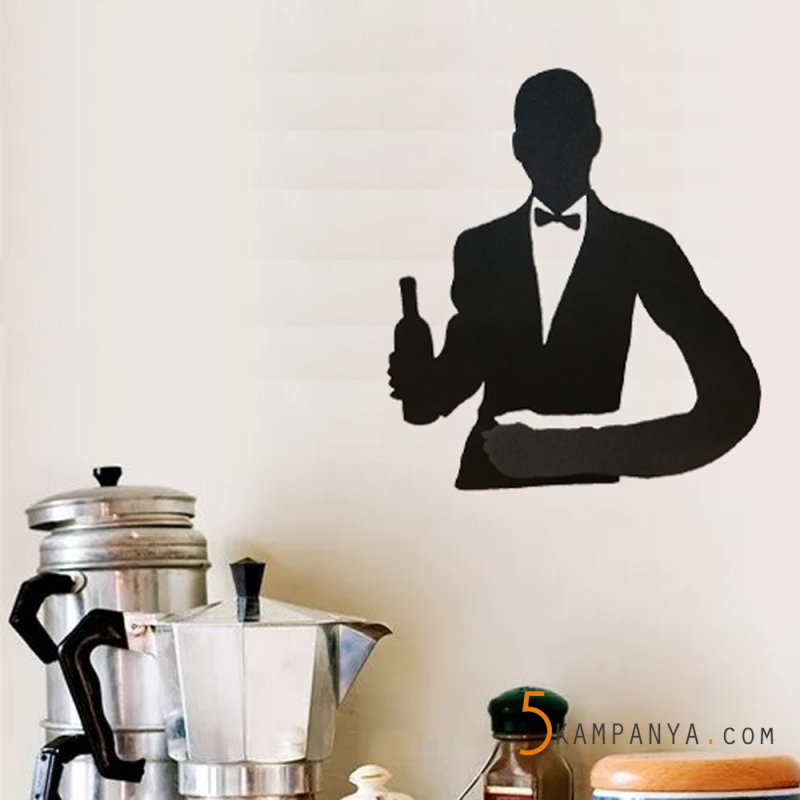 Garson Figürlü Duvar Havlu Askısı