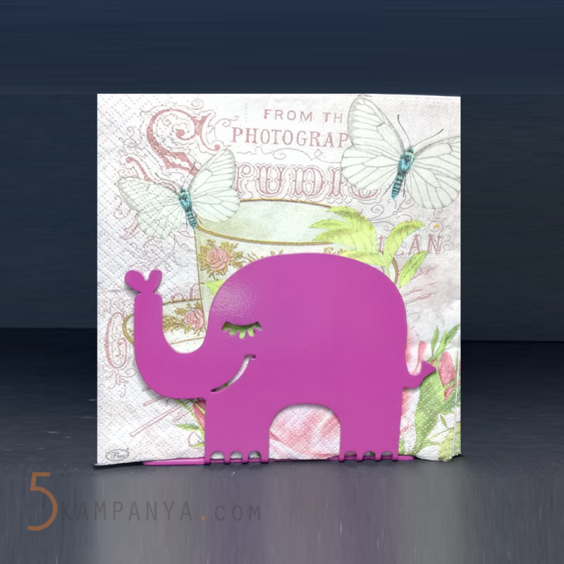 Metal Fil Şekilli Peçetelik