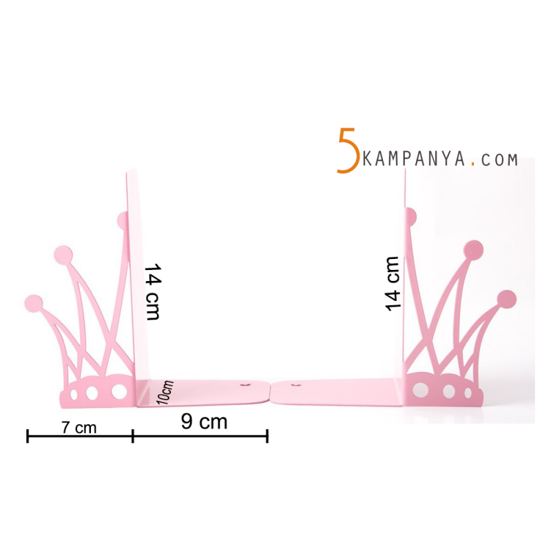 Kraliçe Tacı Kitap Tutucu