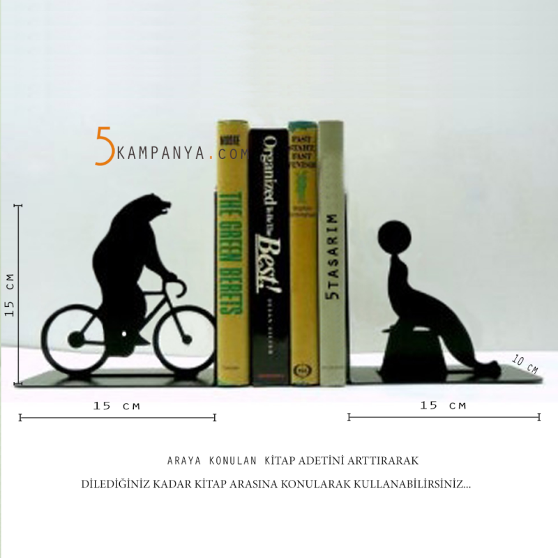 Kitap Tutucu Becerikli Hayvanlar