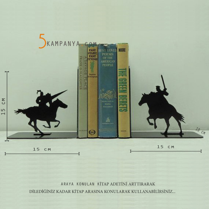 Silahşör Kitap Tutucu