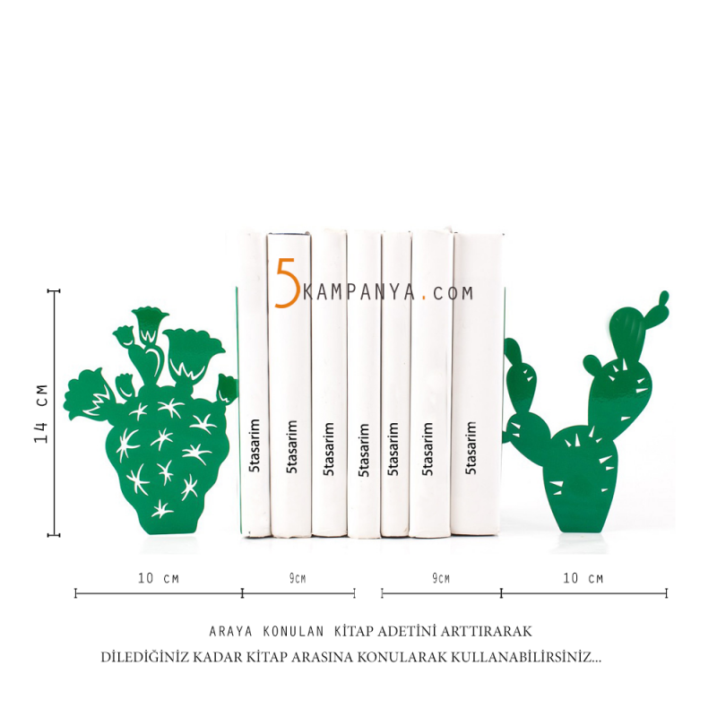 Kaktüs Kitap Tutacağı
