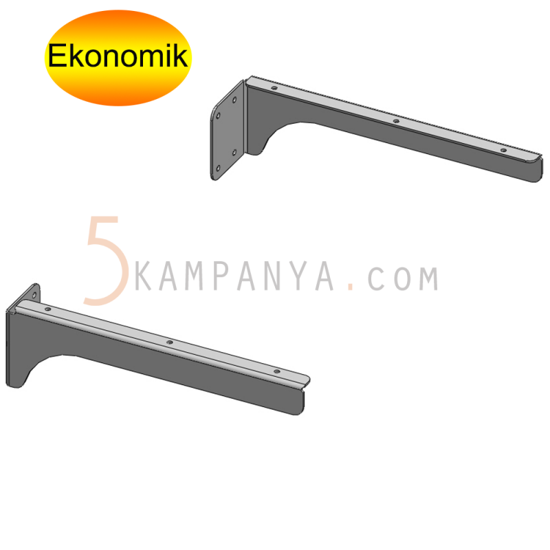 Giyinme Odası Duvara Vidalanan Raf Taşıyıcı