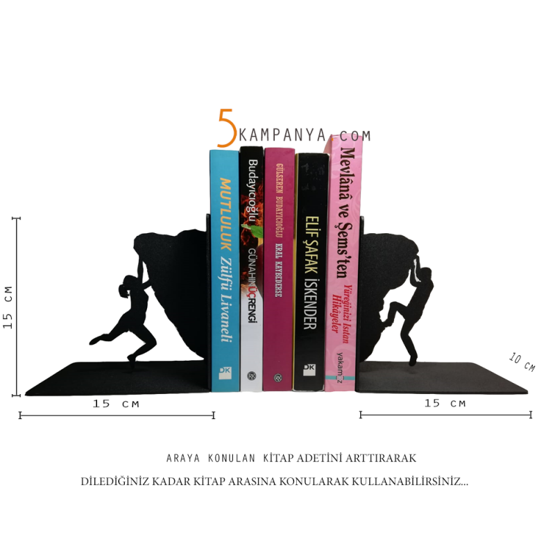 Dağcı Temalı 2 li Kitap Desteği